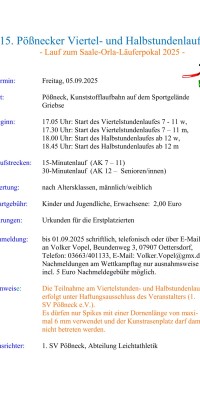 15. Pößnecker Viertel- und Halbstundenlauf - 15._Possnecker_Viertel-_und_Halbstundenlauf_2025_d8faf0940cdcc72ade2e3c0c81497fb5