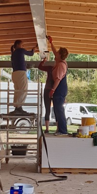 Groẞbaustelle an der Beachvolleyball-Anlage kurz vor der Fertigstellung - 20180922_142834_0fd15d2094549bcc3c1dfe0dbfd8bc7a