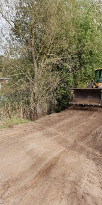 Groẞbaustelle an der Beachvolleyball-Anlage kurz vor der Fertigstellung - 20180922_160155_c41f2d610e55766752598e846deb5d58