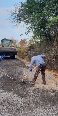 Groẞbaustelle an der Beachvolleyball-Anlage kurz vor der Fertigstellung - 20181020_084711_ed4dfe8e8c4b7fcea57ef7b5551cf501