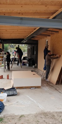 Groẞbaustelle an der Beachvolleyball-Anlage kurz vor der Fertigstellung - 20181020_100407_1918e35fb49b005954b06aef1a60ba96