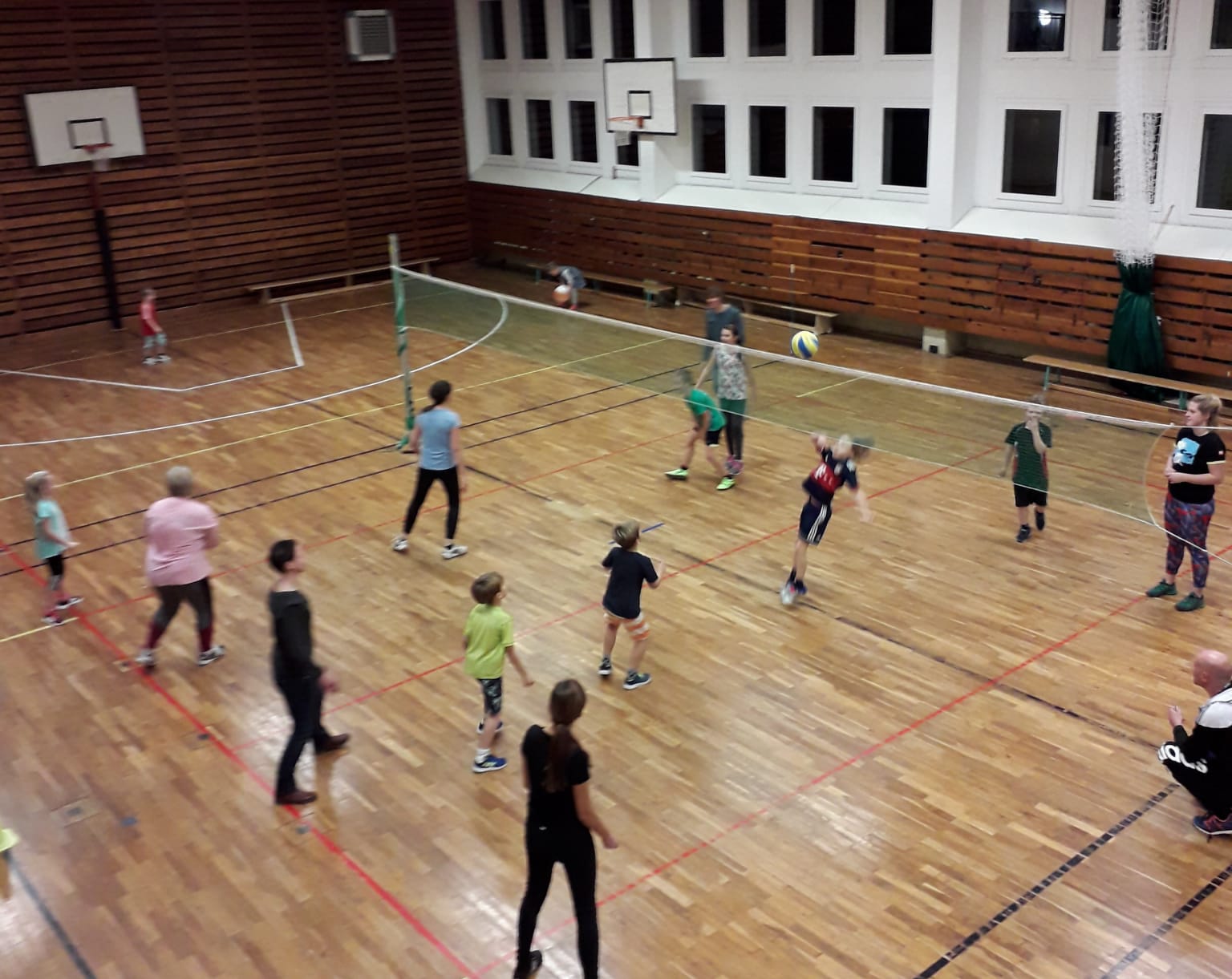 Ball AG Weihnachtstraining mit allen Eltern