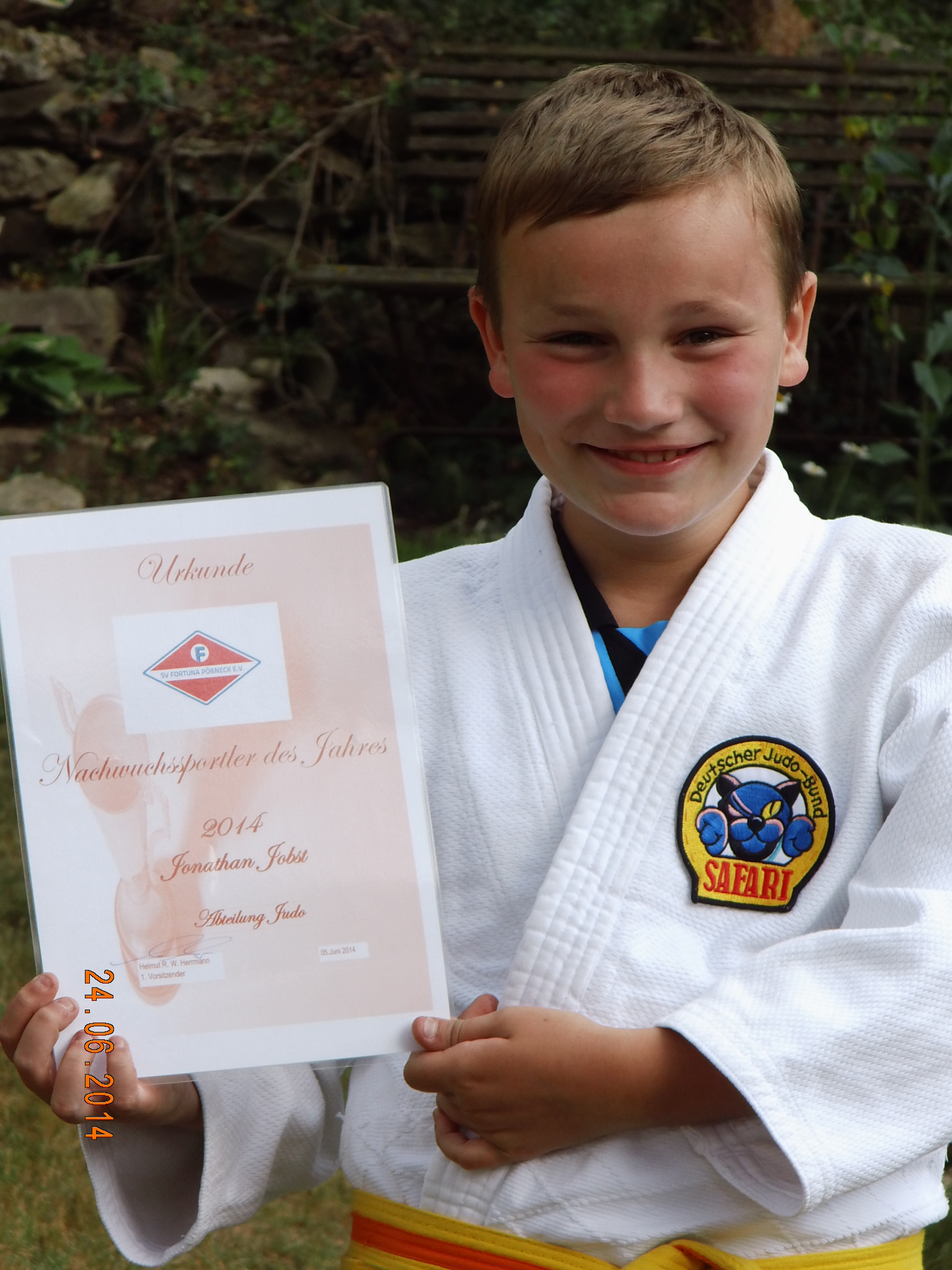 Bester Nachwuchs Sportler des SV Fortuna Pößneck 2014