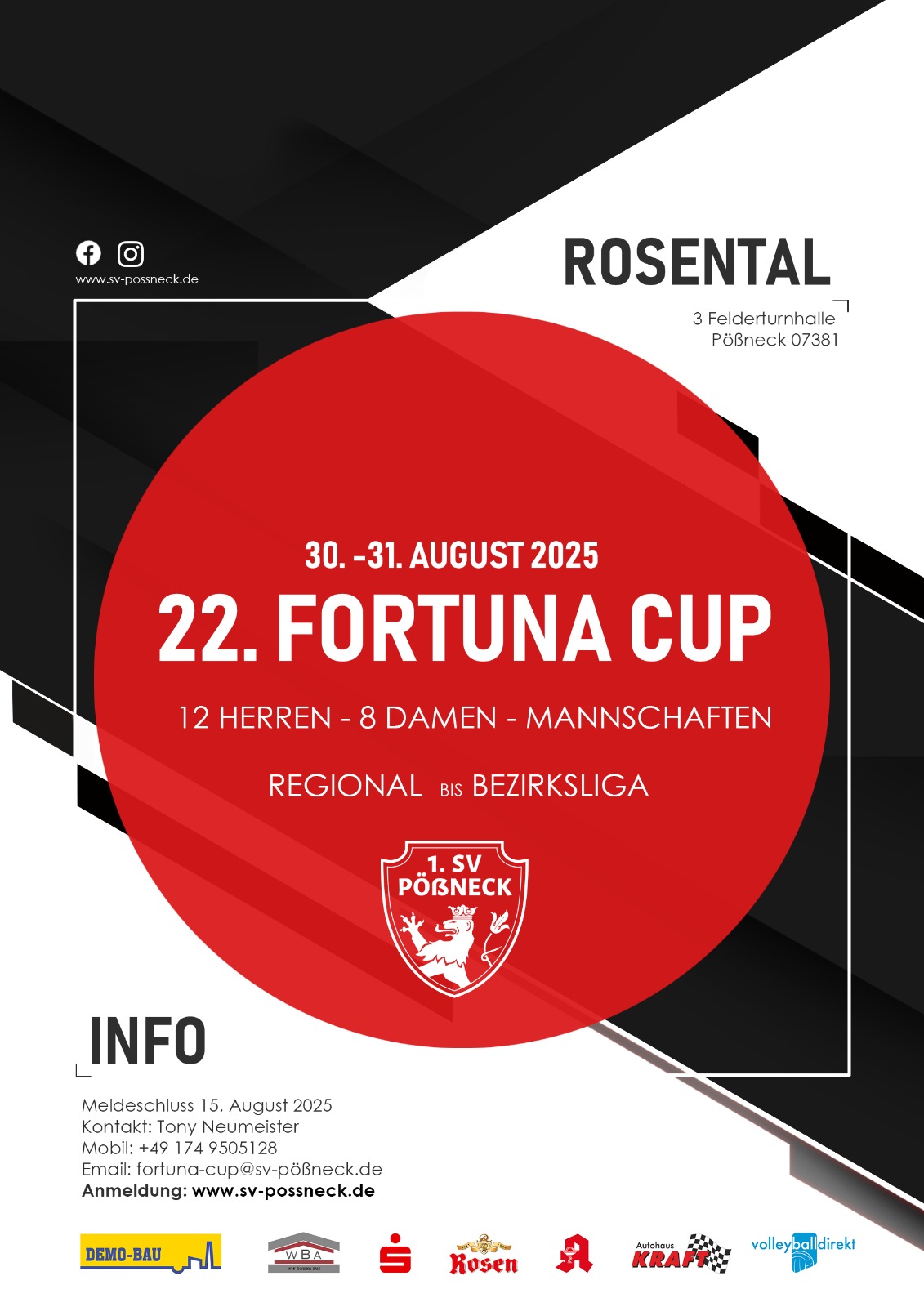 22. Fortuna Cup - Hallenvolleyballturnier