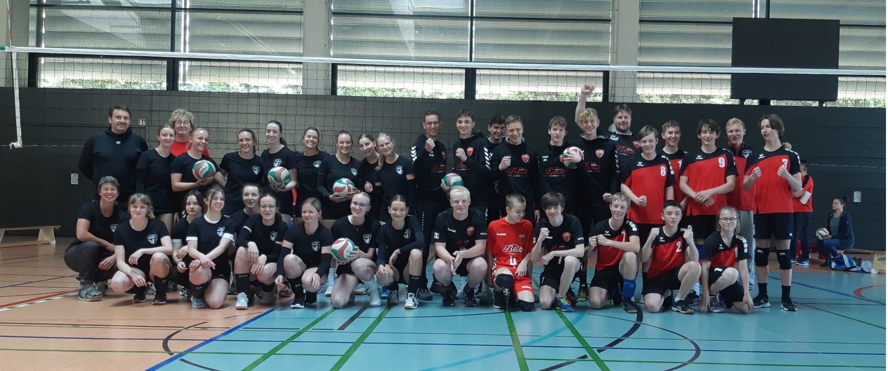 Zahlenmäẞig stärkster Verein beim Jugendturnier Ran ans Netz