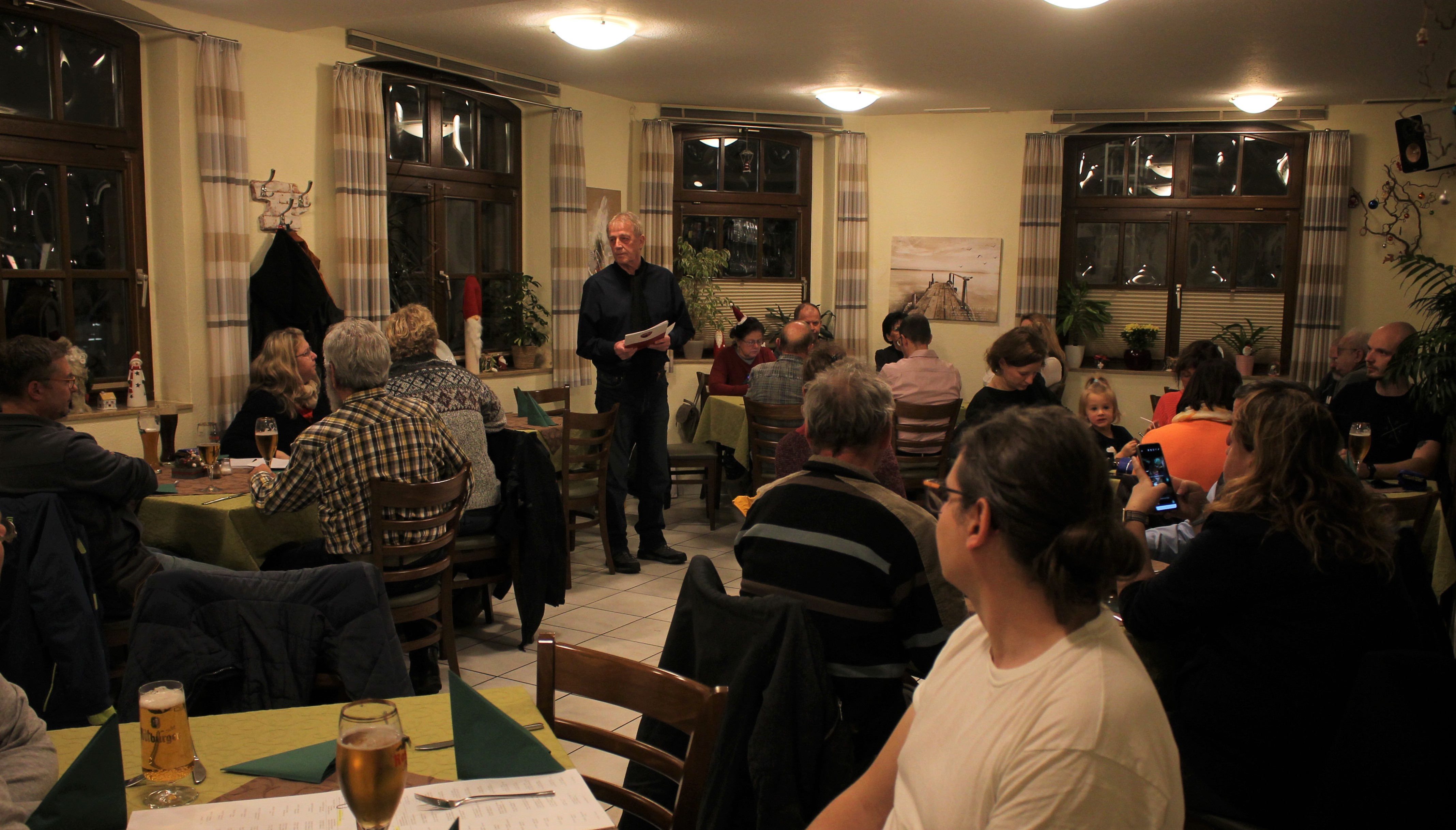 Jahresabschluss endlich wieder in gemütlicher Runde