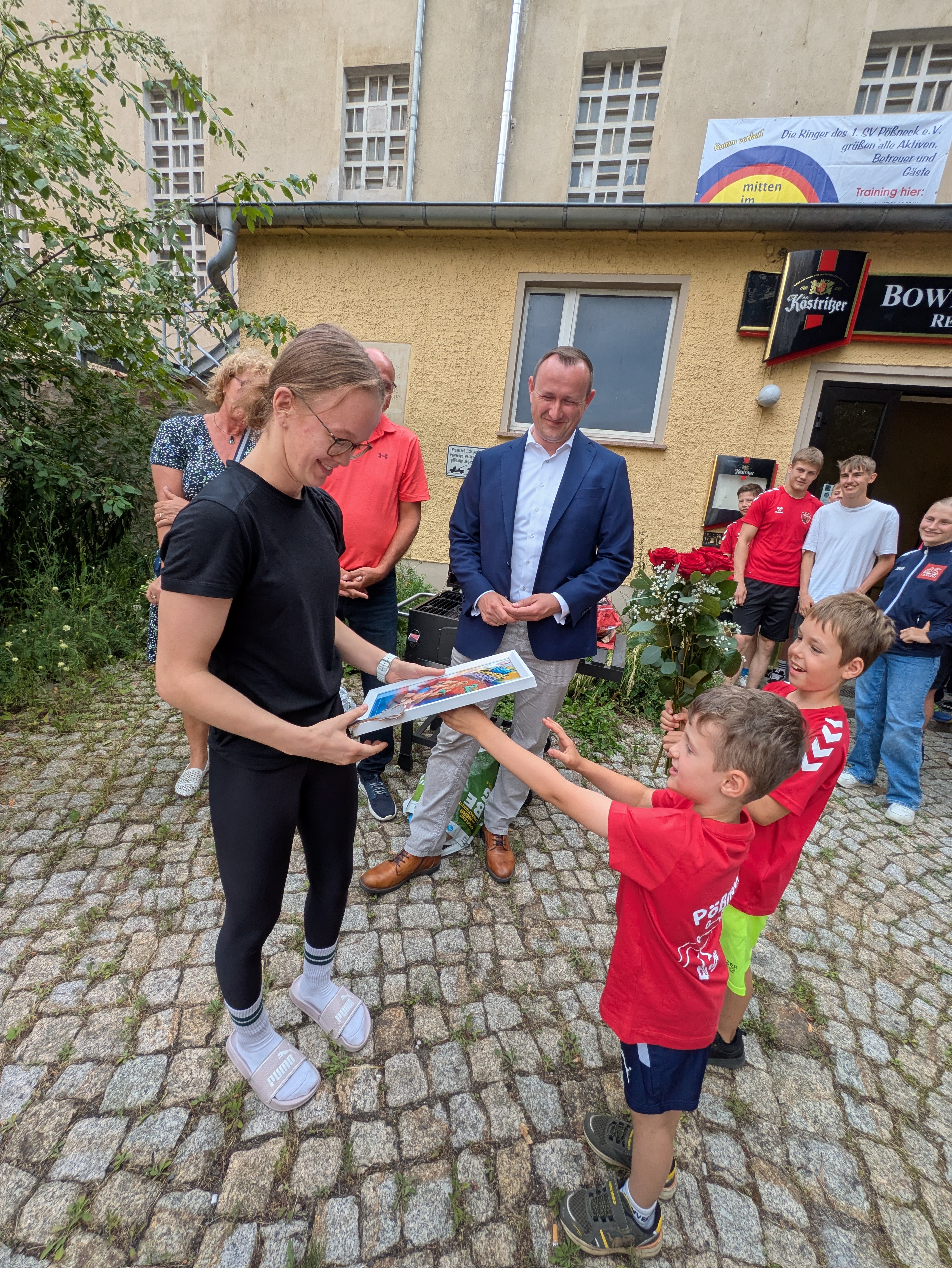 Empfang für Vize-Europameisterin Josephine Wrensch