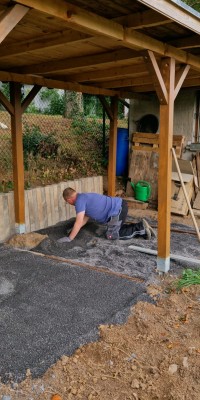 Erneuerung der Schützenlinie - Ralf_deckt_Carport_a5febf93f78a724e17eb77cf11b921d4