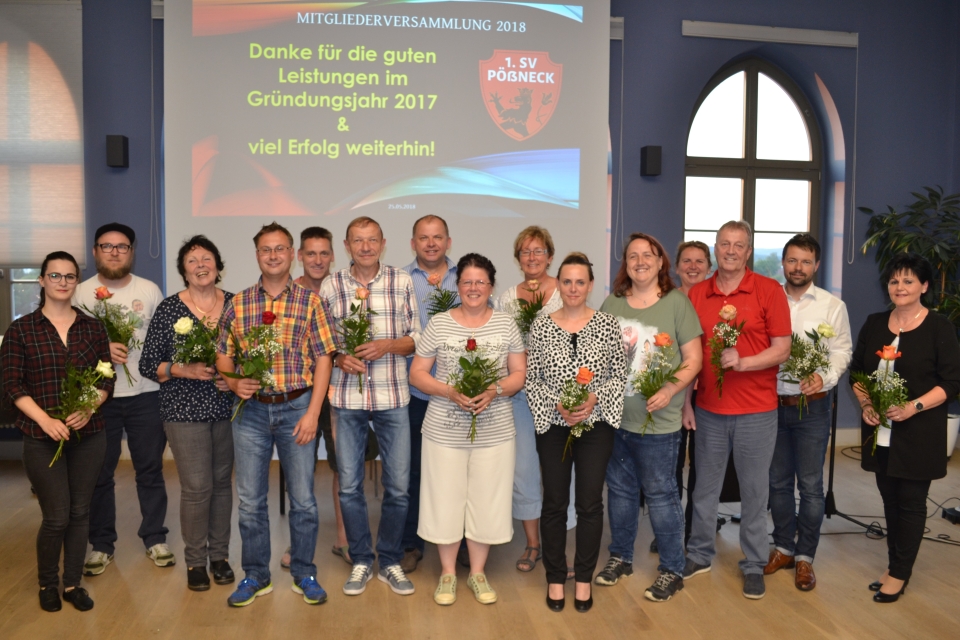 1.SV Pöẞneck bilanziert erstes Geschäftsjahr