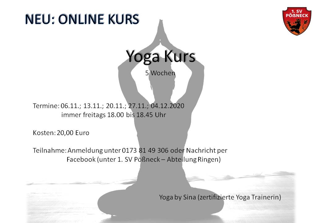 YOGA - Onlinekurs